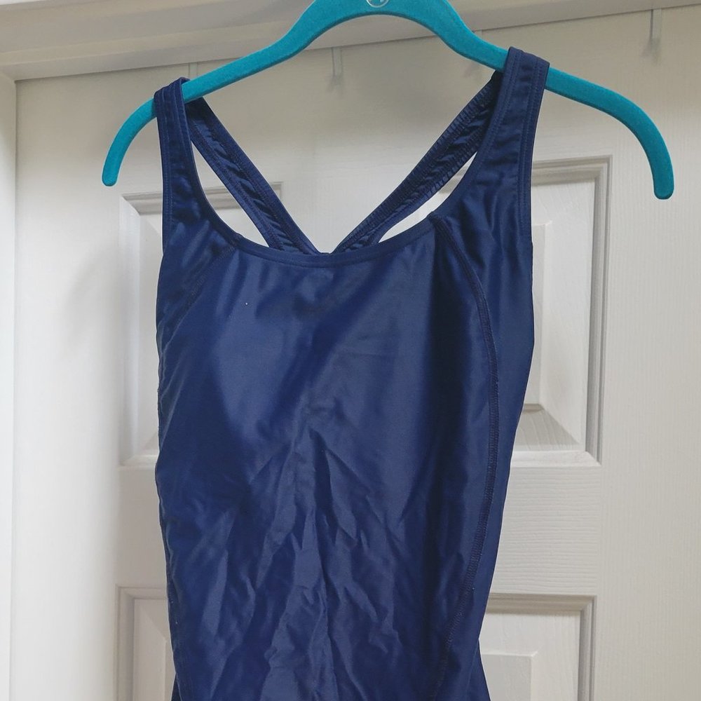 Speedo One-piece Navy Swmsuit